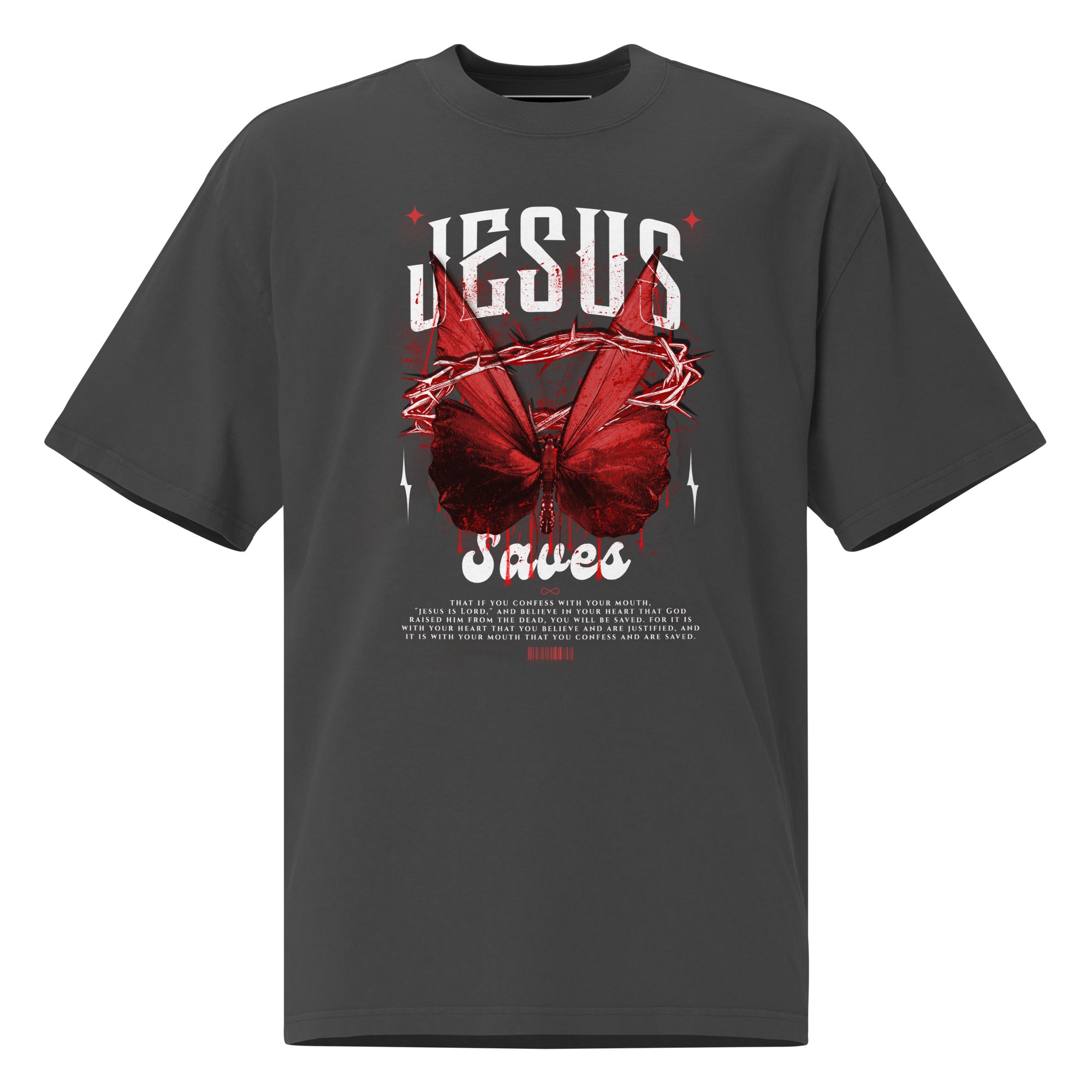 JESUS SAVES - OVERSIZED TEE