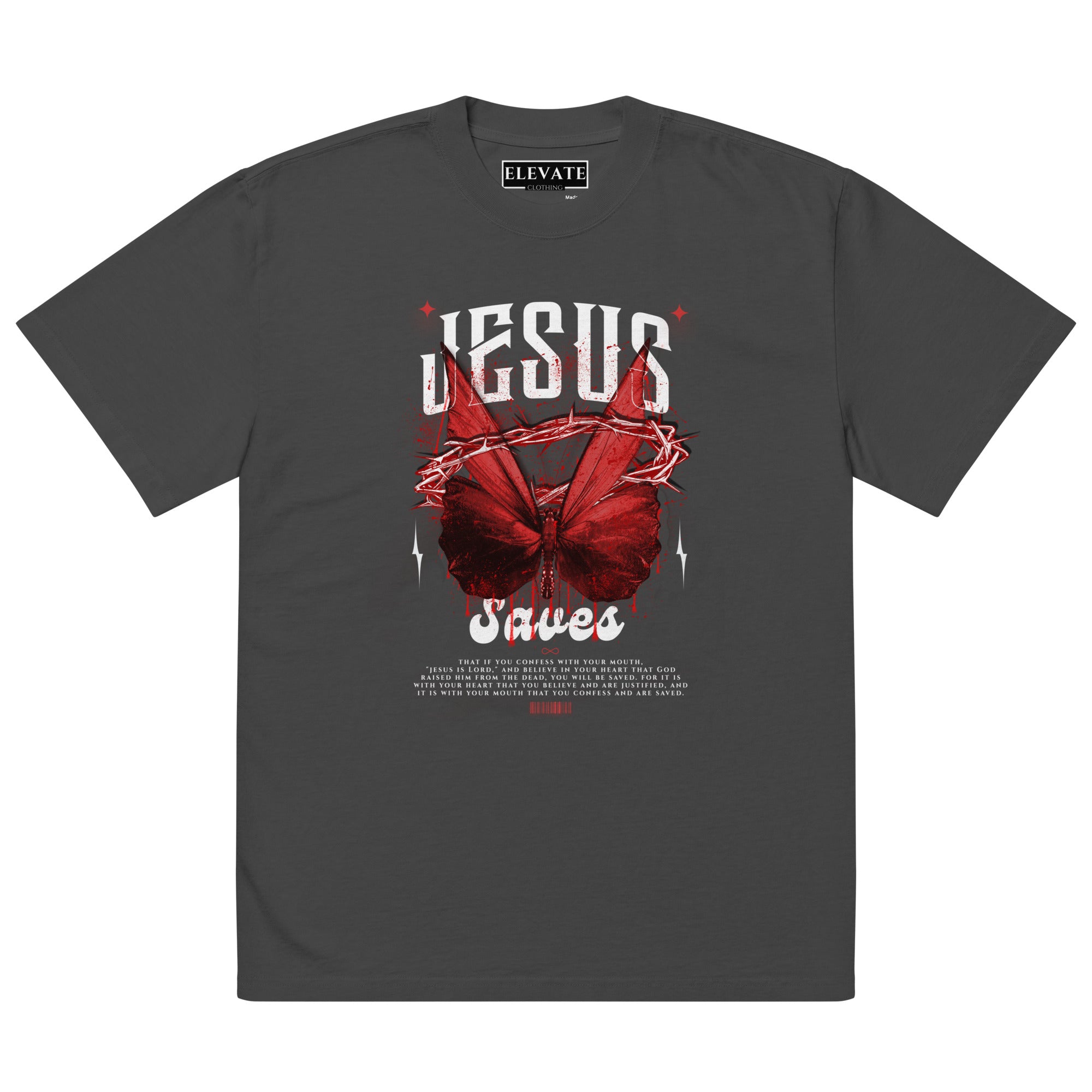 JESUS SAVES - OVERSIZED TEE