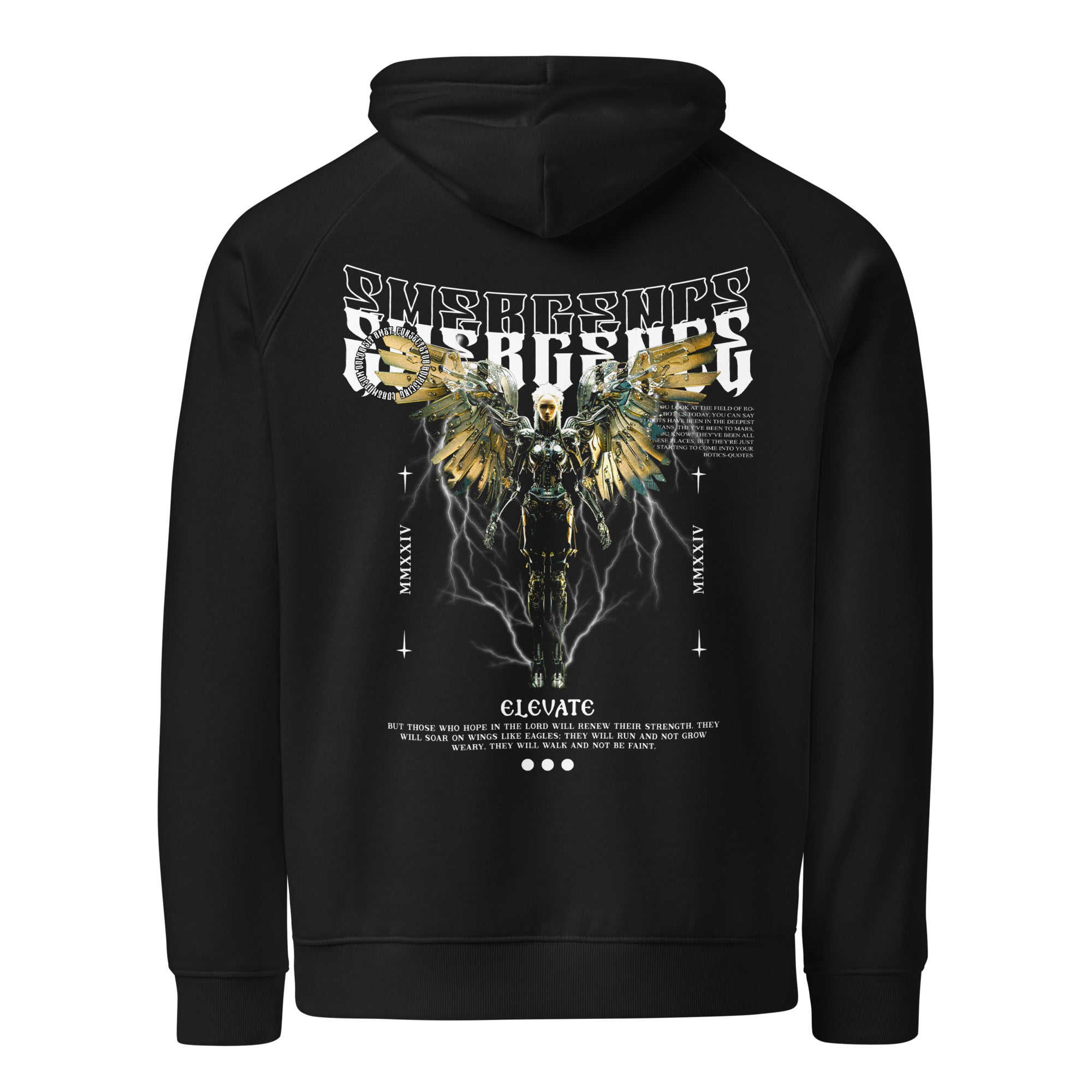 EMERGENCE - raglan hoodie